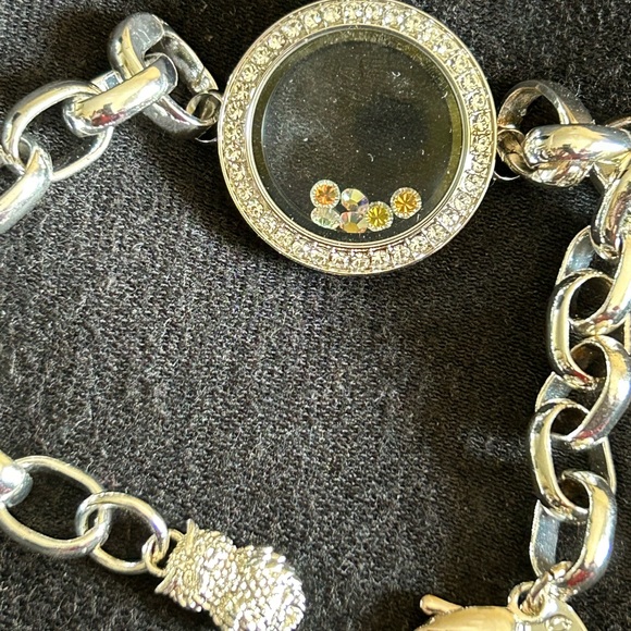 Origami Owl Bracelet with Stones - Picture 2 of 3